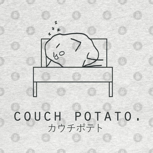 Couch Potato Minimalist/Simple Art by Neroaida